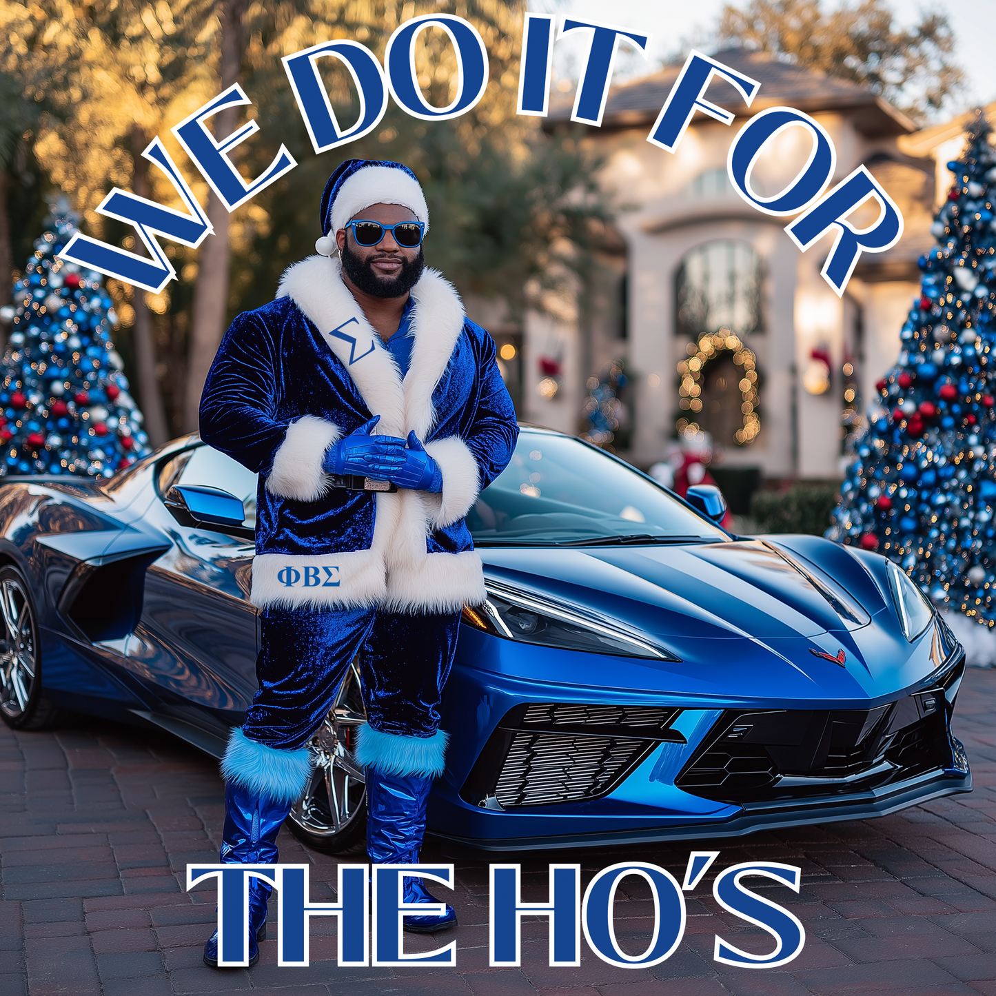 WE DO IT FOR THE HO’S HOLIDAY HOODIE (Phi Beta Sigma)