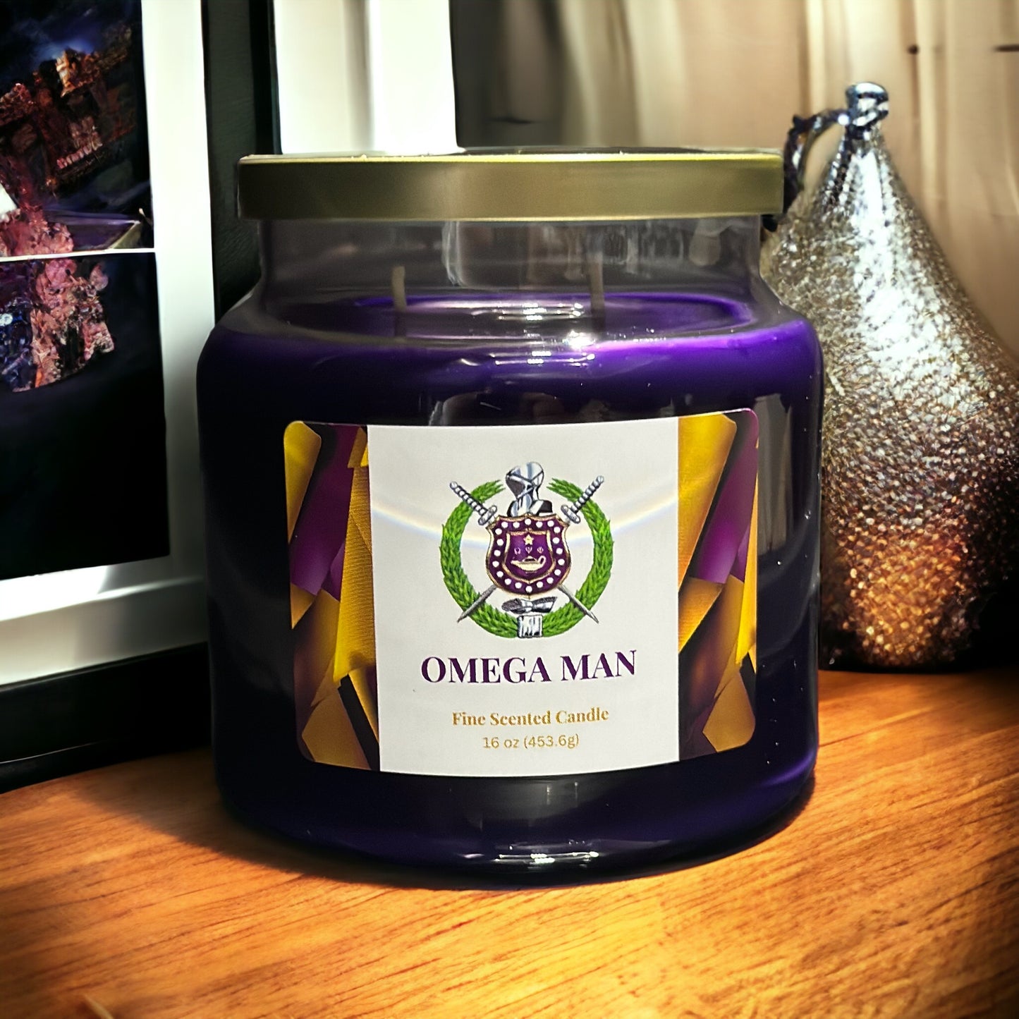 Scented Candle Omega Psi Phi